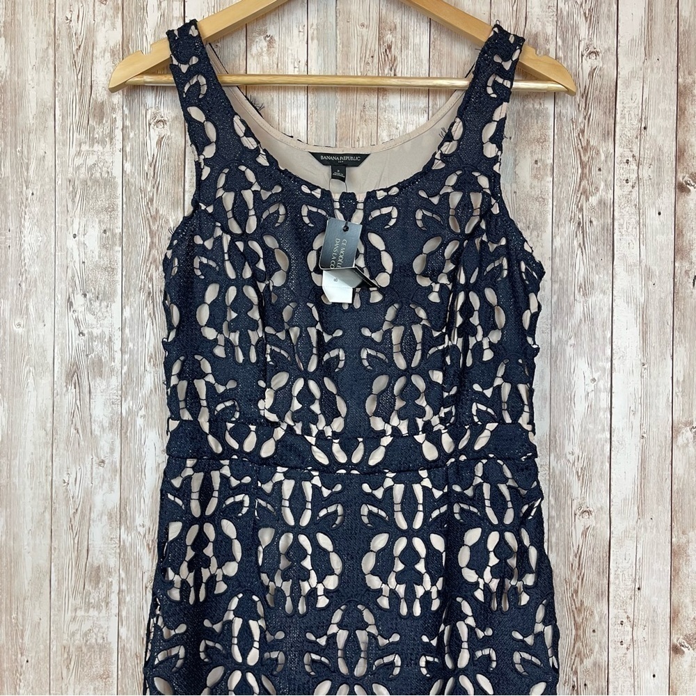 Banana Republic Lace Sleeveless Dress Size 2 Women - Picture 2 of 10